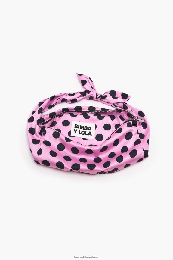 Accessories 4062VZ118 Pink Bimba Y Lola Dotnylon Bucket Bag