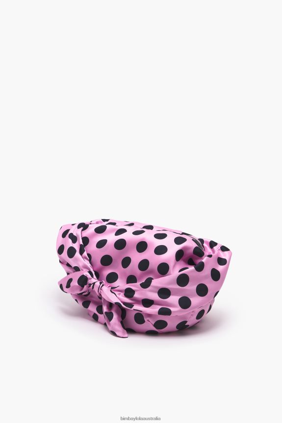 Accessories 4062VZ118 Pink Bimba Y Lola Dotnylon Bucket Bag