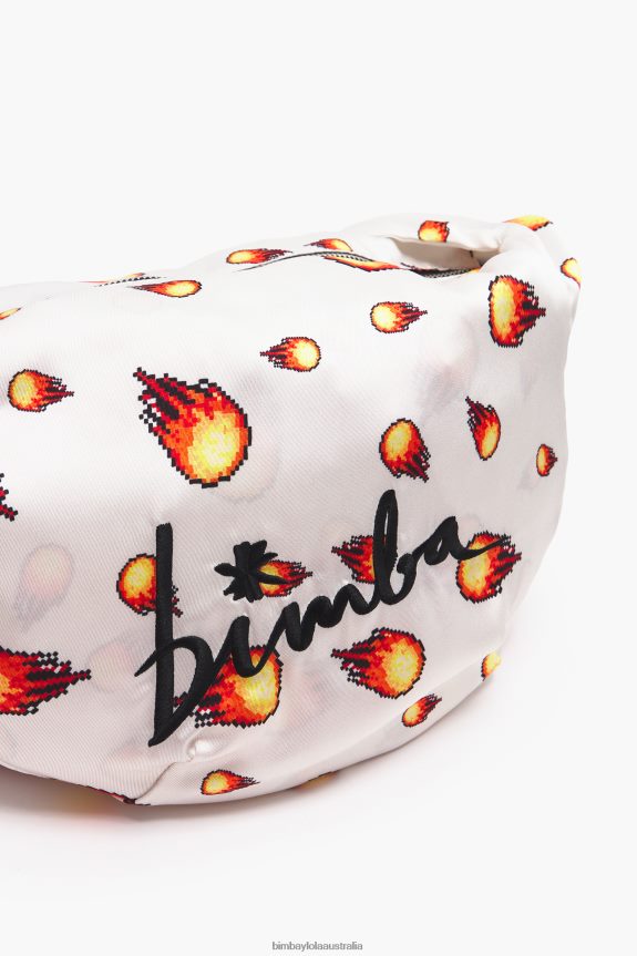 Accessories 4062VZ120 Fire Bimba Y Lola Print Nylon Bucket Bag