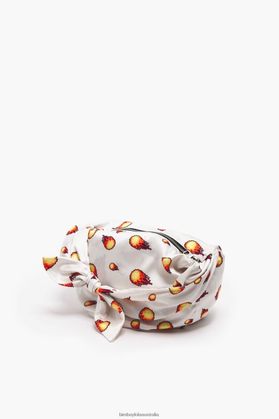 Accessories 4062VZ120 Fire Bimba Y Lola Print Nylon Bucket Bag