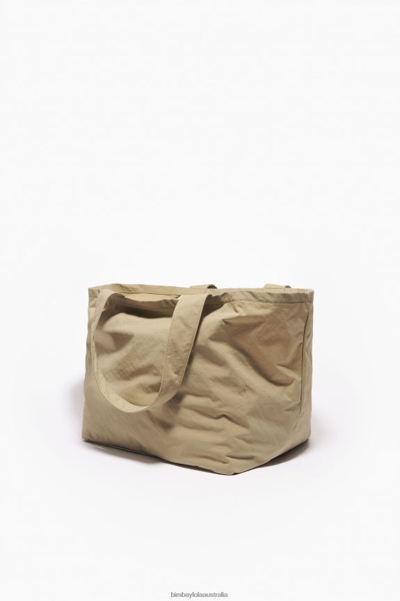 Accessories 4062VZ122 Beige Bimba Y Lola Nylon Shopper Bag
