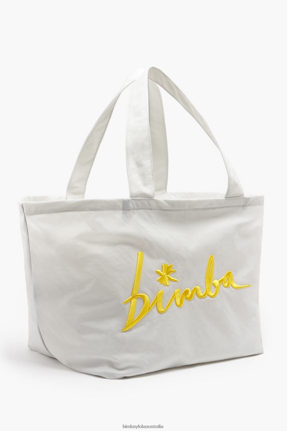 Accessories 4062VZ124 Gray Bimba Y Lola Nylon Shopper Bag