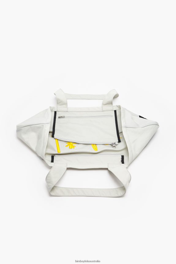 Accessories 4062VZ124 Gray Bimba Y Lola Nylon Shopper Bag