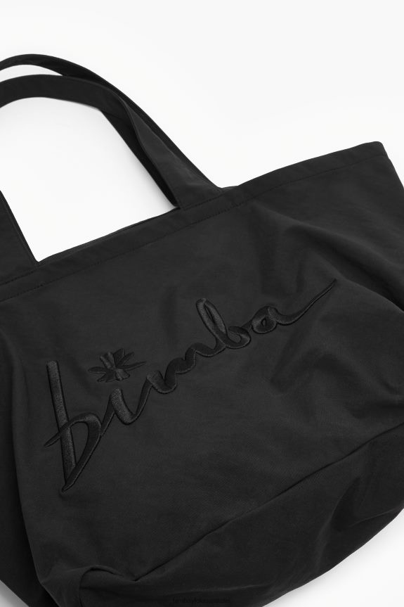 Accessories 4062VZ125 Black Bimba Y Lola Nylon Shopper Bag