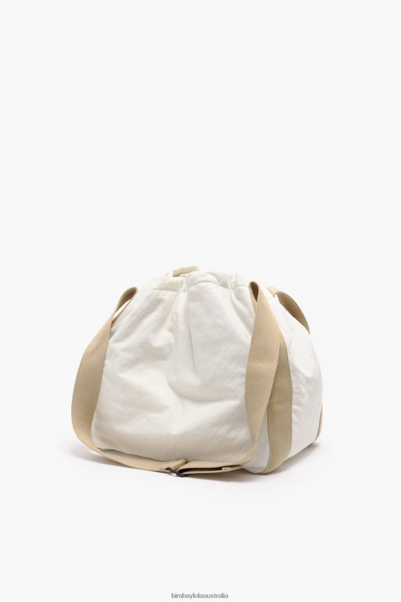 Accessories 4062VZ129 Stone Bimba Y Lola Printed Nylon Bucket Bag