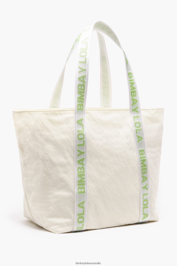Accessories 4062VZ131 Stone Bimba Y Lola Nylon Shopper Bag