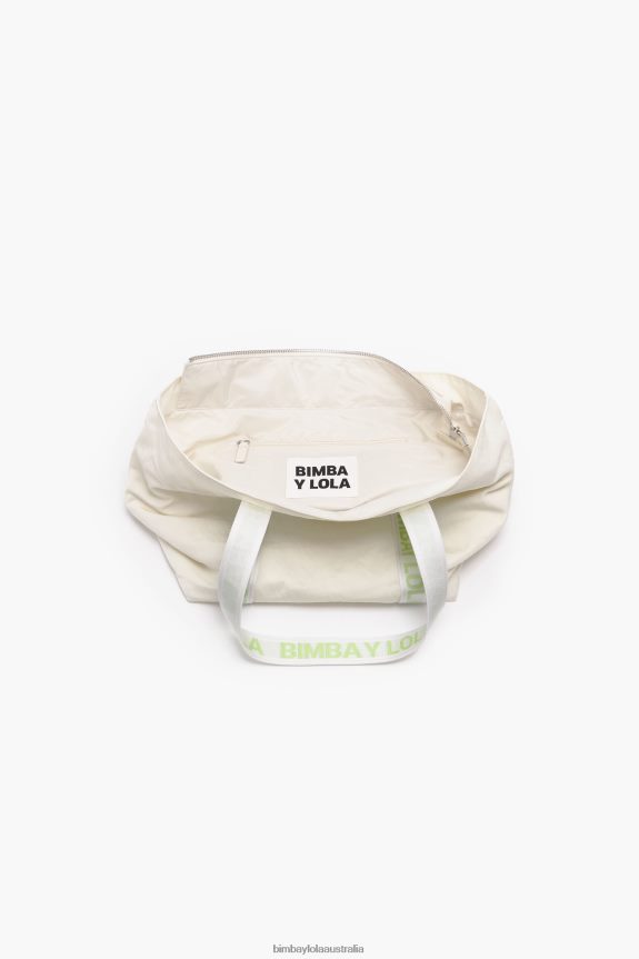 Accessories 4062VZ131 Stone Bimba Y Lola Nylon Shopper Bag