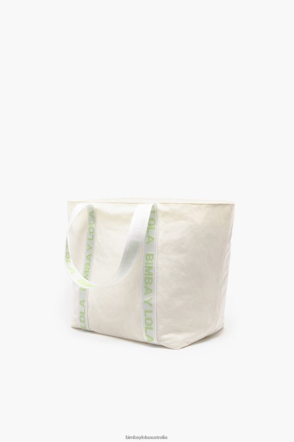 Accessories 4062VZ131 Stone Bimba Y Lola Nylon Shopper Bag