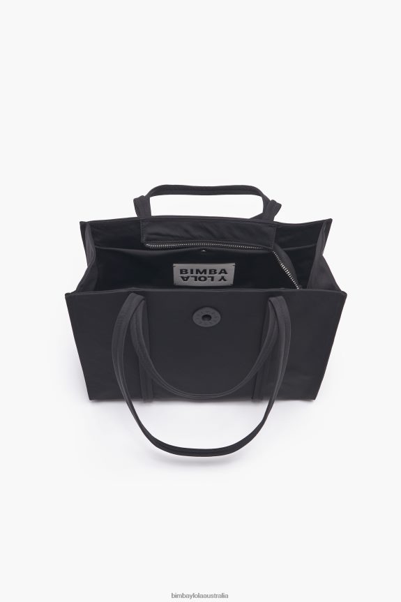 Accessories 4062VZ136 Black Bimba Y Lola Nylon Shopper Bag