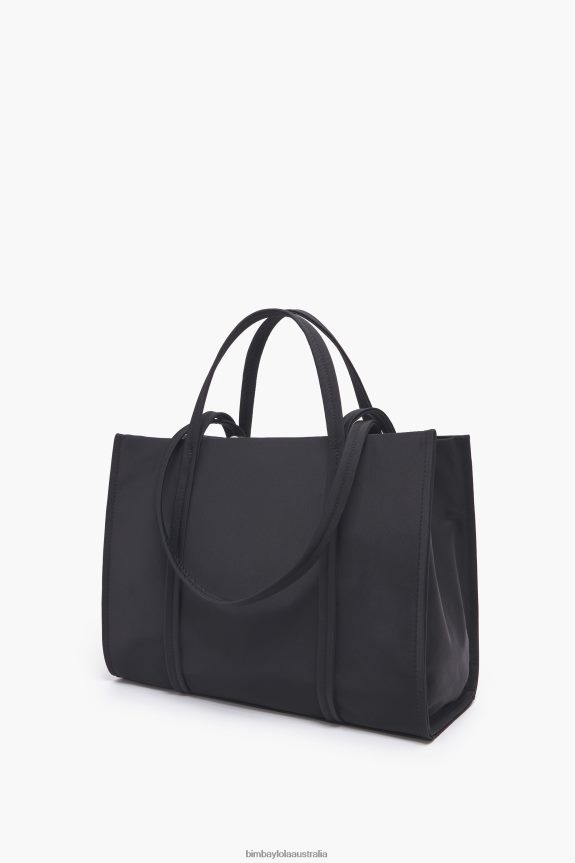 Accessories 4062VZ136 Black Bimba Y Lola Nylon Shopper Bag