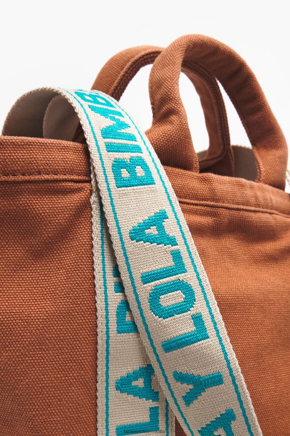 Accessories 4062VZ85 Tan Bimba Y Lola Canvas Shopper Bag