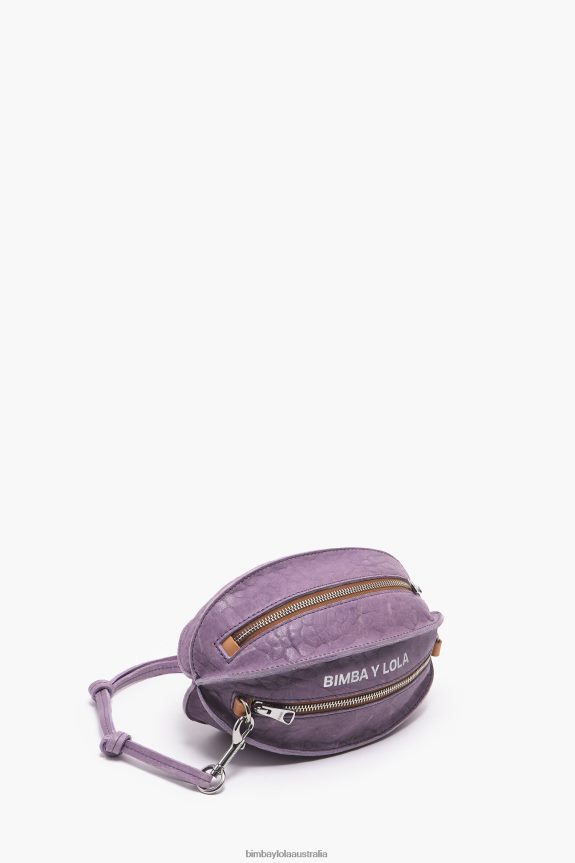 Accessories 4062VZ137 Lilac Bimba Y Lola Leather Pelota Bag