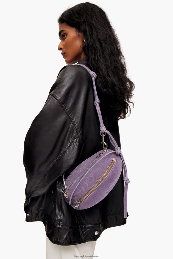 Accessories 4062VZ137 Lilac Bimba Y Lola Leather Pelota Bag