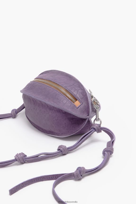 Accessories 4062VZ137 Lilac Bimba Y Lola Leather Pelota Bag