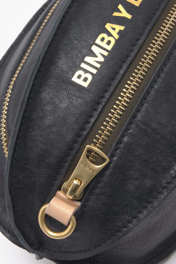 Accessories 4062VZ139 Black Bimba Y Lola Leather Pelota Bag