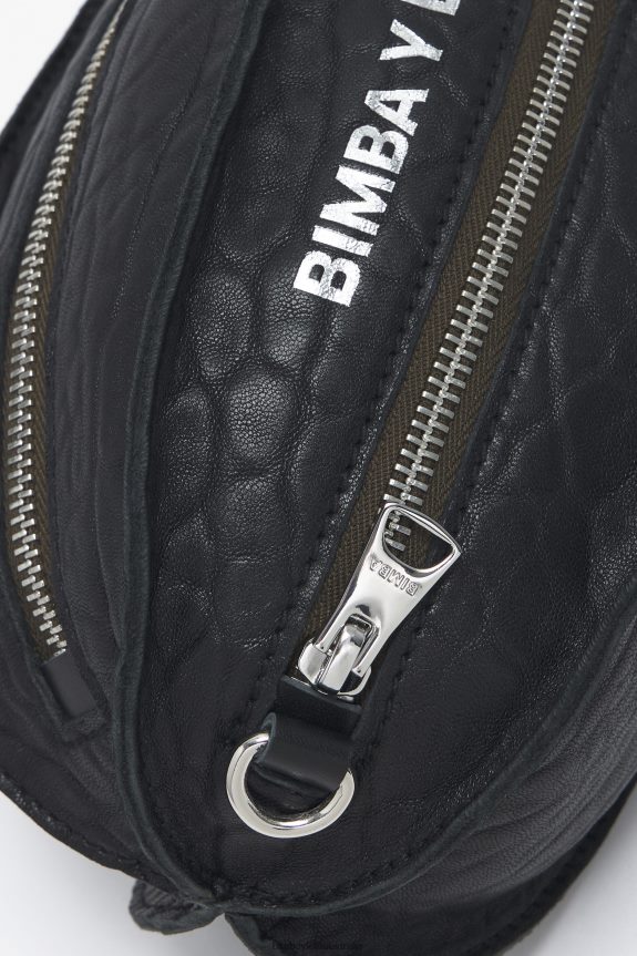 Accessories 4062VZ141 Black Bimba Y Lola Leather Pelota Bag