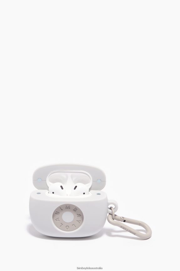 Accessories 4062VZ937 Taupe Bimba Y Lola Logo Silicone Airpods Case