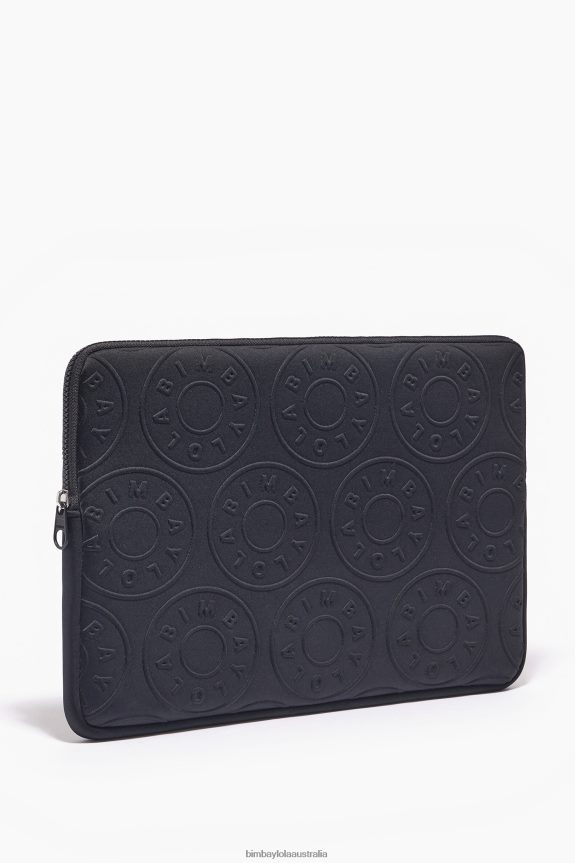 Accessories 4062VZ931 Black Bimba Y Lola 16 Laptop Sleeve With Chimo Logo