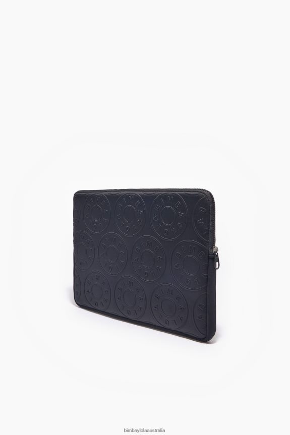 Accessories 4062VZ931 Black Bimba Y Lola 16 Laptop Sleeve With Chimo Logo