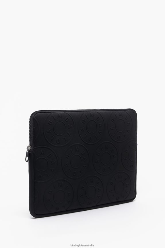 Accessories 4062VZ934 Black Bimba Y Lola Logo 13.5 Laptop Sleeve