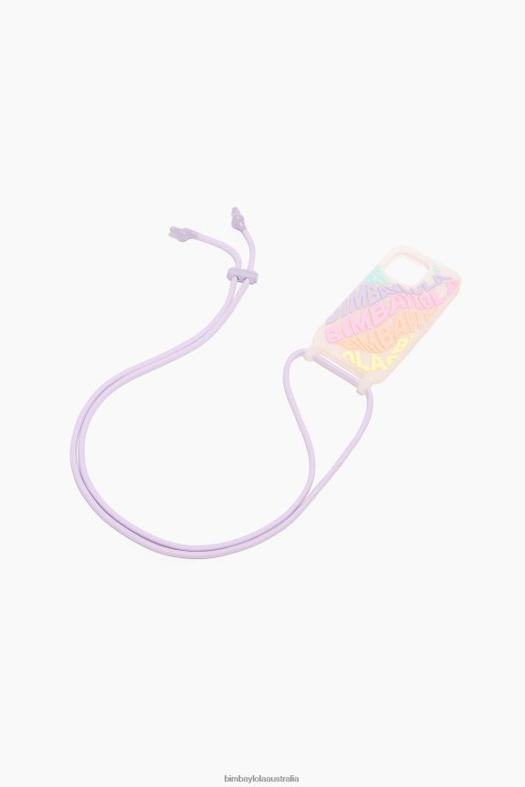 Accessories 4062VZ905 Multicolored Bimba Y Lola Logo Transparent Iphone 12 Pro Max Case