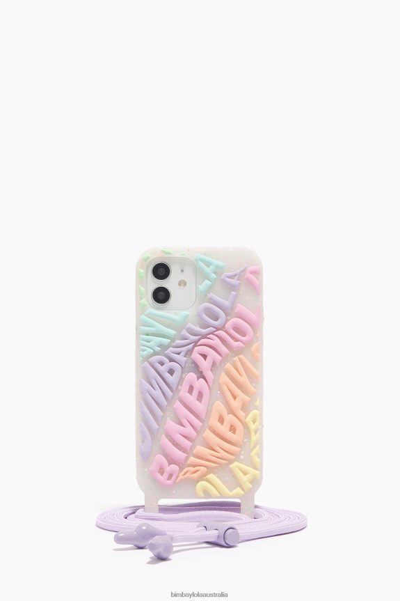 Accessories 4062VZ906 Multicolored Bimba Y Lola Logo Transparent Iphone 12 Pro Case
