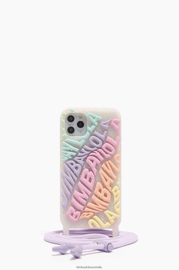Accessories 4062VZ907 Multicolored Bimba Y Lola Logo Transparent Iphone 11 Pro Max Case