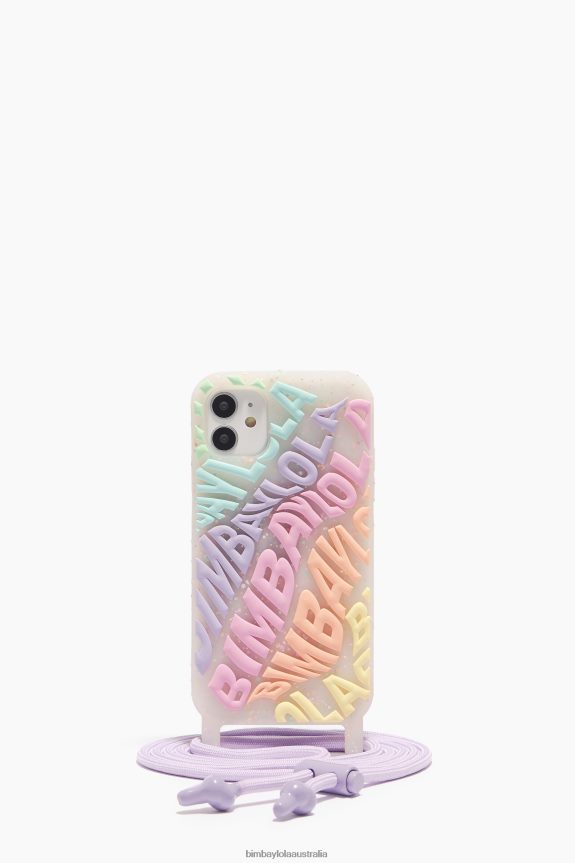 Accessories 4062VZ908 Multicolored Bimba Y Lola Logo Transparent Iphone 11 Case