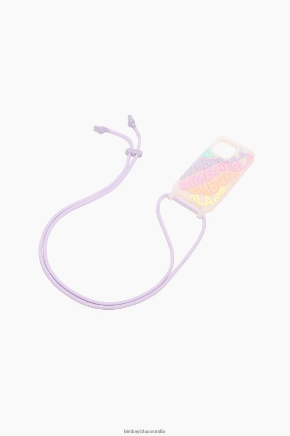 Accessories 4062VZ910 Multicolored Bimba Y Lola Logo Transparent Iphone 14 Pro Max Case