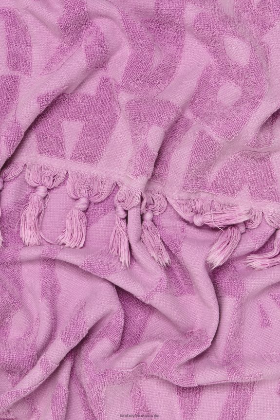 Accessories 4062VZ883 Lilac Bimba Y Lola Jacquard Logo Towel