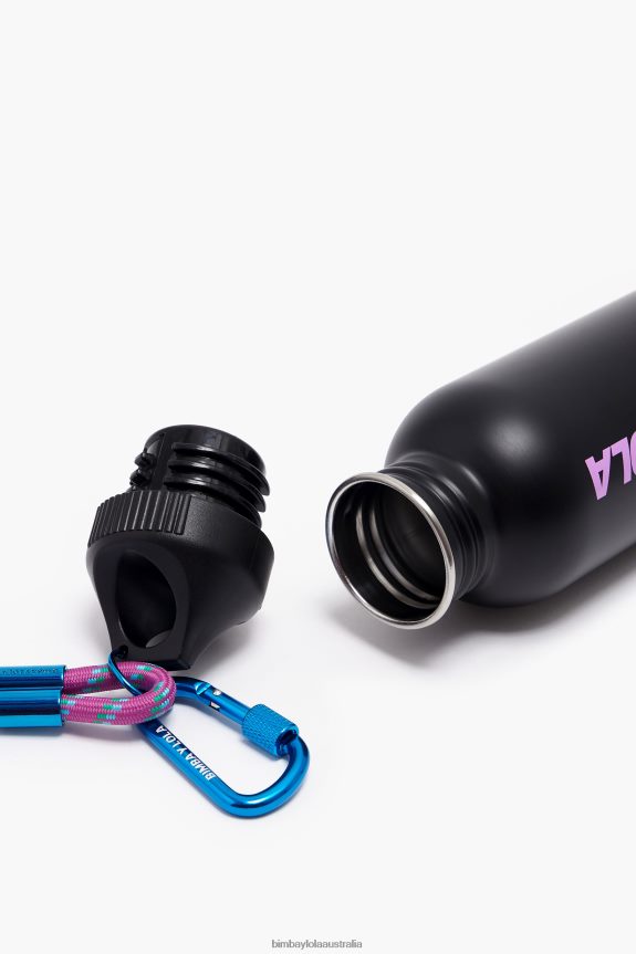 Accessories 4062VZ897 Black Bimba Y Lola Logo Stainless Steel Bottle