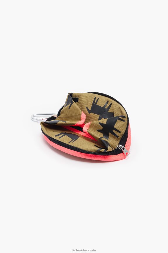 Accessories 4062VZ972 Khaki Bimba Y Lola Logo Pet Water Bowl