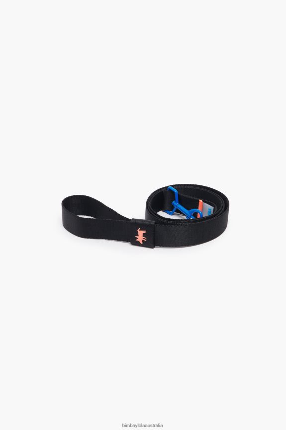 Accessories 4062VZ973 Black Bimba Y Lola Logo Pet Leash