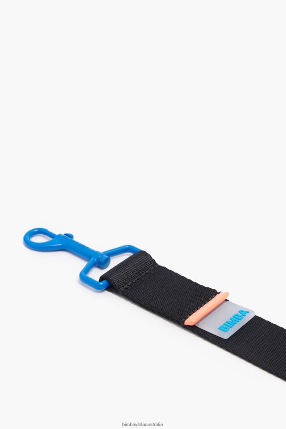 Accessories 4062VZ973 Black Bimba Y Lola Logo Pet Leash