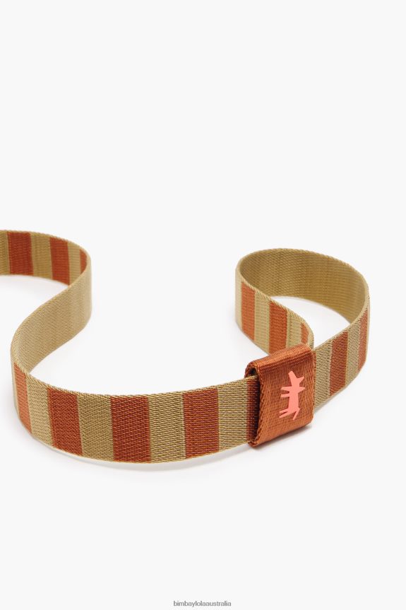 Accessories 4062VZ975 Khaki Bimba Y Lola Logo Pet Leash