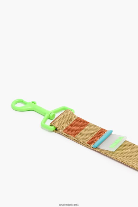 Accessories 4062VZ975 Khaki Bimba Y Lola Logo Pet Leash