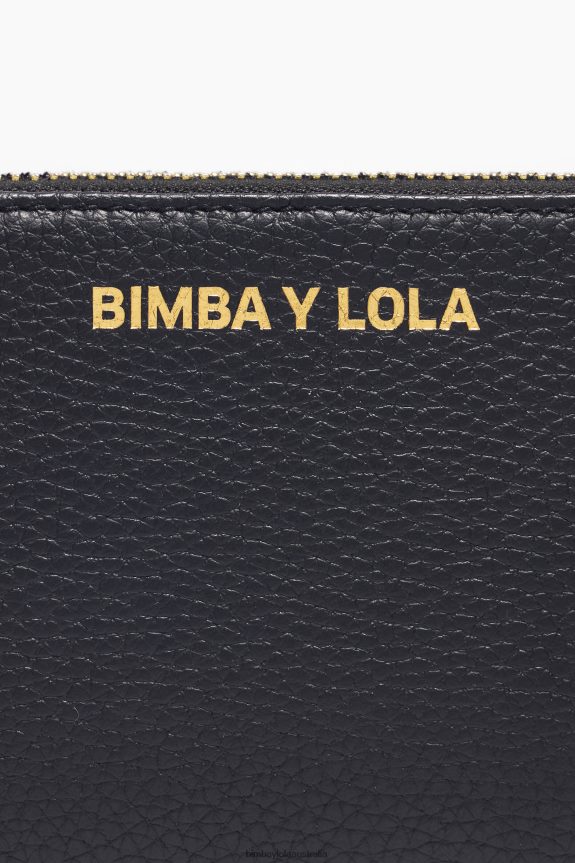 Accessories 4062VZ1068 Black Bimba Y Lola Leather Wallet