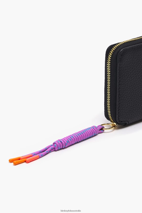 Accessories 4062VZ1070 Black Bimba Y Lola Leather Book Wallet