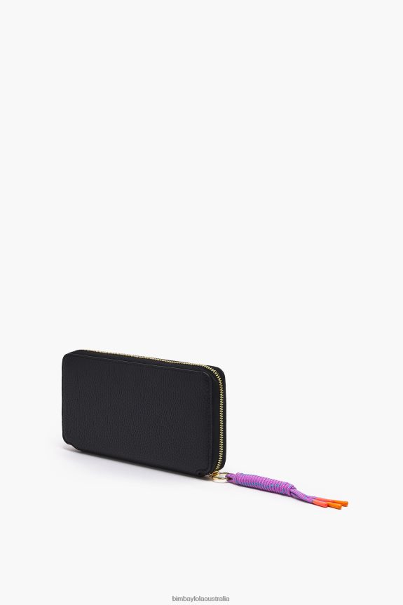 Accessories 4062VZ1070 Black Bimba Y Lola Leather Book Wallet