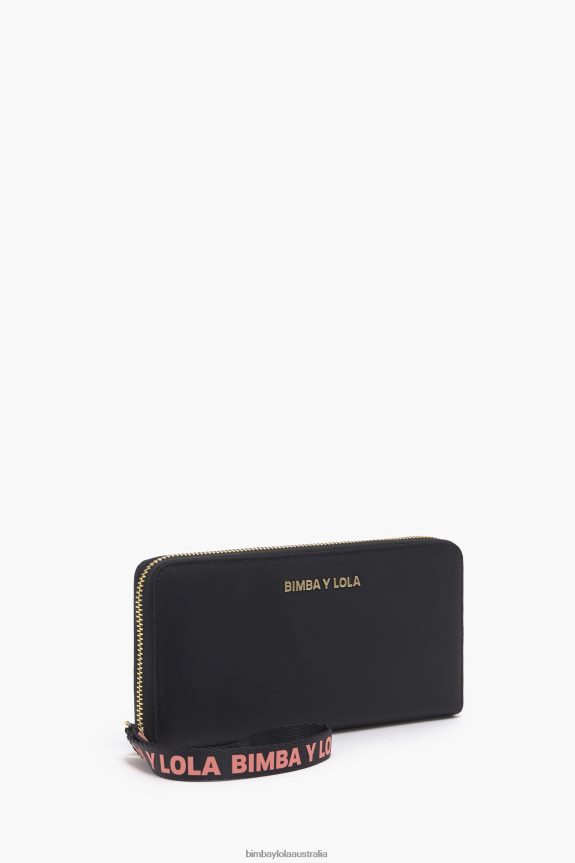 Accessories 4062VZ1072 Black Bimba Y Lola Nylon Book Wallet