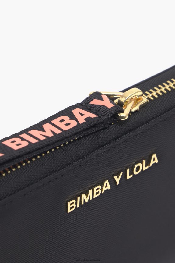 Accessories 4062VZ1072 Black Bimba Y Lola Nylon Book Wallet