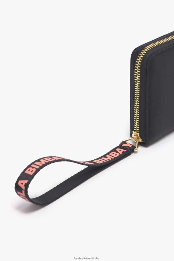 Accessories 4062VZ1072 Black Bimba Y Lola Nylon Book Wallet