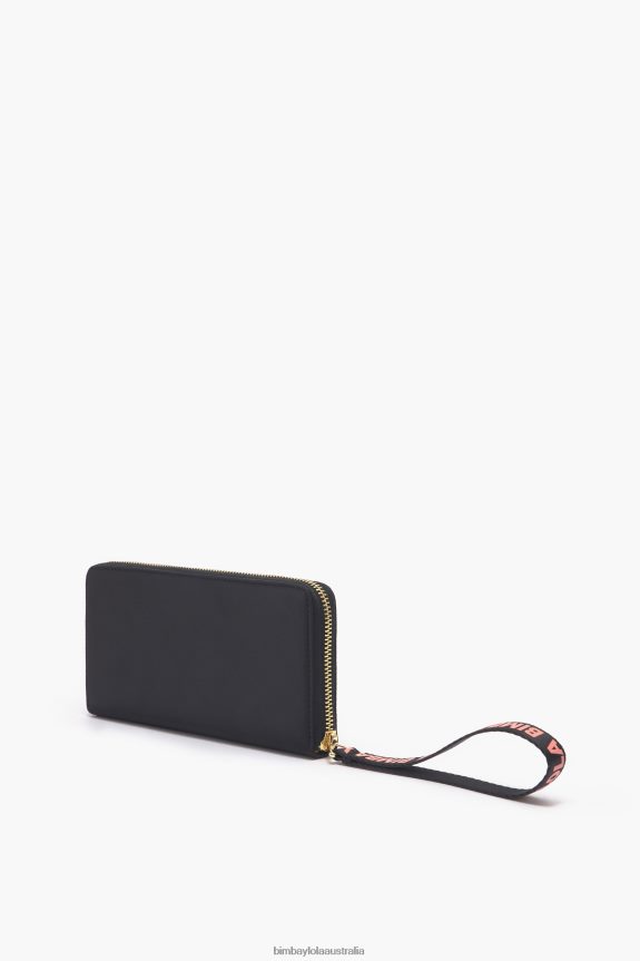 Accessories 4062VZ1072 Black Bimba Y Lola Nylon Book Wallet