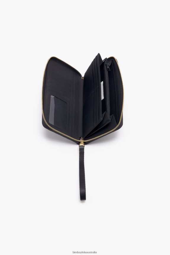 Accessories 4062VZ1073 Black Bimba Y Lola Nylon Book Wallet