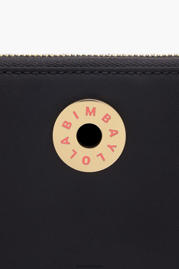 Accessories 4062VZ1073 Black Bimba Y Lola Nylon Book Wallet
