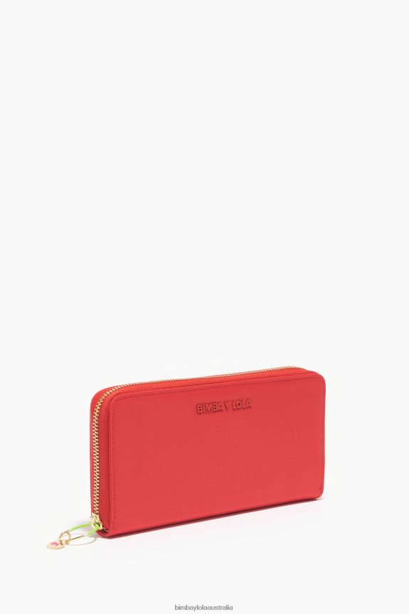 Accessories 4062VZ1074 Red Bimba Y Lola Nylon Book Wallet