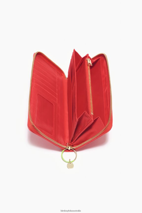 Accessories 4062VZ1074 Red Bimba Y Lola Nylon Book Wallet