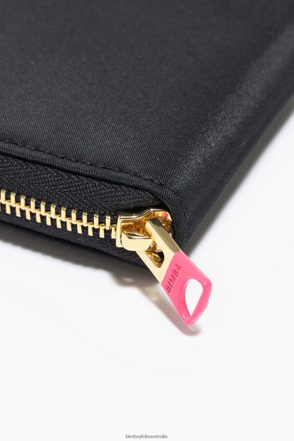 Accessories 4062VZ1076 Black Bimba Y Lola Nylon Book Wallet