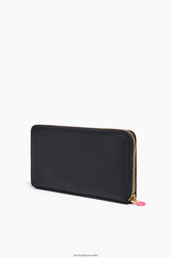 Accessories 4062VZ1076 Black Bimba Y Lola Nylon Book Wallet