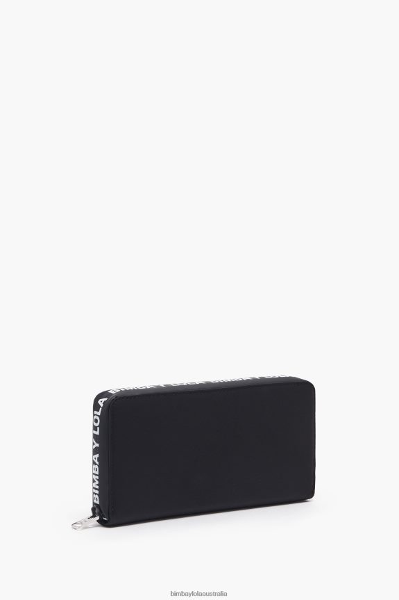 Accessories 4062VZ1077 Black Bimba Y Lola Nylon Book Wallet